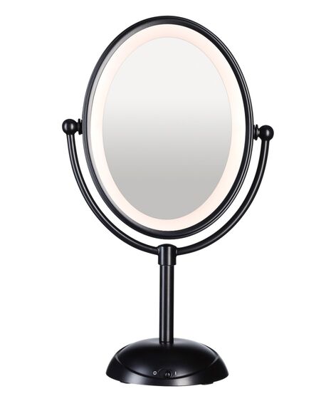 LED Lighted Mirror - Matt Black